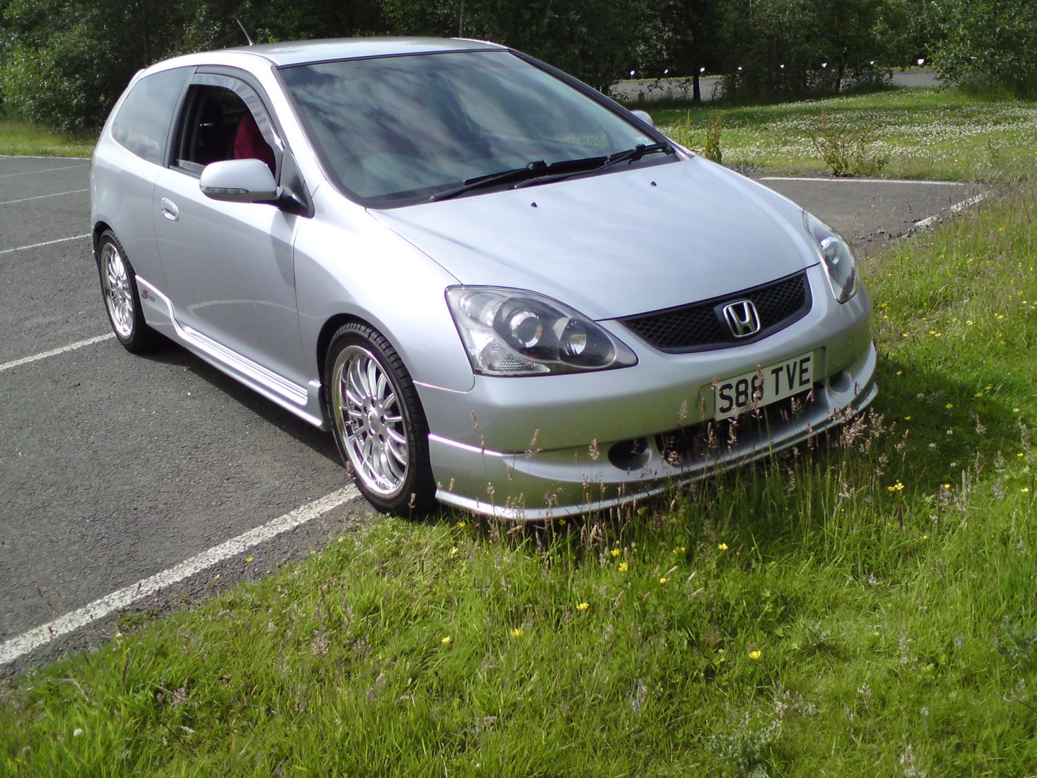 My satin silver ep2, few more pics pg2. Honda Civic EP2